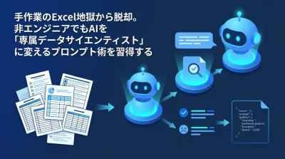 手作業のExcel地獄から脱却。非エンジニアのためのAIデータ処理・プロンプトエンジニアリング基礎