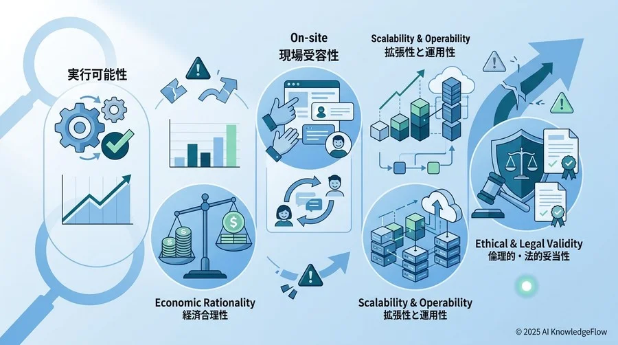 検討段階で差がつく「5つの評価基準」フレームワーク - Section Image