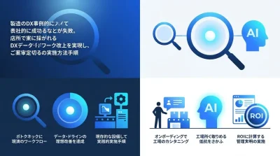 製造業DX事例の罠：現場が動く「データ駆動型」業務フロー改善と稟議を通す実践的導入手順