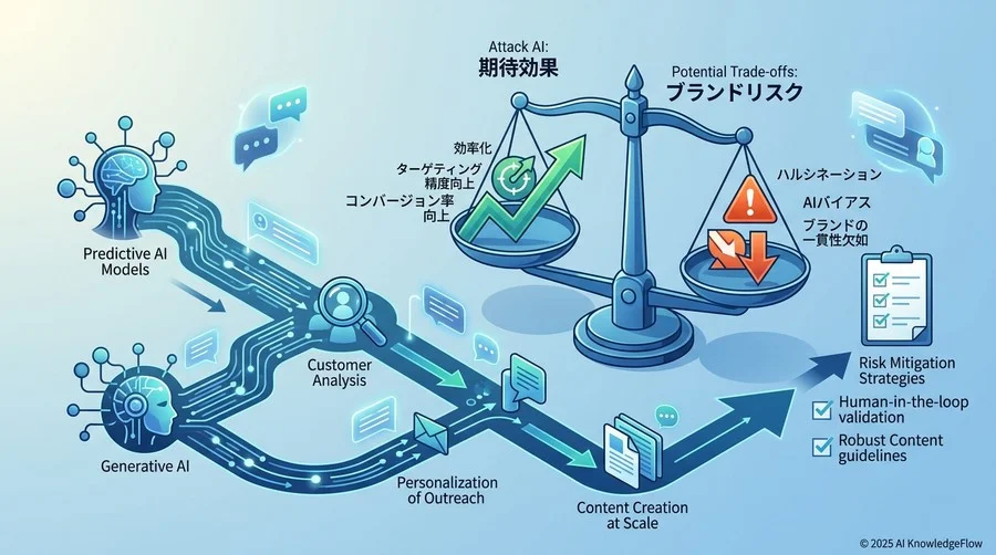 【営業・マーケティング】攻めのAI活用における期待効果とブランドリスク - Section Image