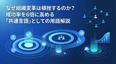 なぜ組織変革は頓挫するのか？成功率を6倍に高めるチェンジマネジメント用語と実践アプローチ