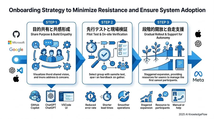 現場の抵抗を最小化する「オンボーディング」と定着化戦略 - Section Image 3