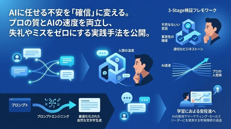 AI文章作成の実践アプローチ：プロの質と速度を両立するリスク回避の仕組み