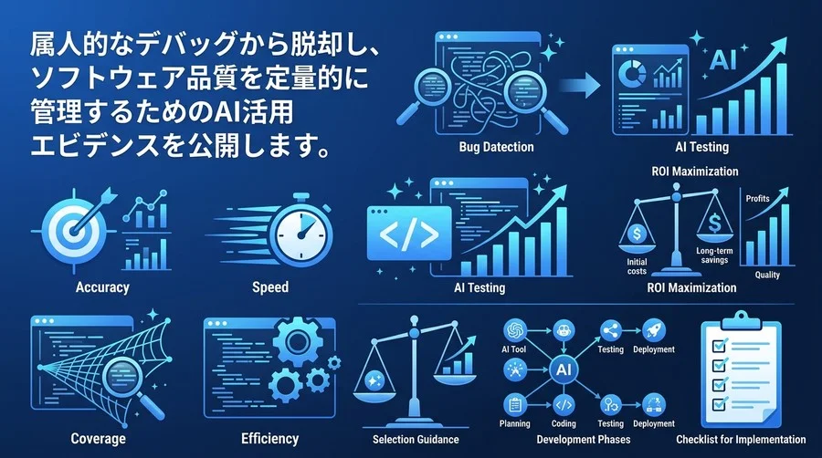 AIテスト自動化の実践アプローチ：バグ検出率とROIから紐解く導入戦略