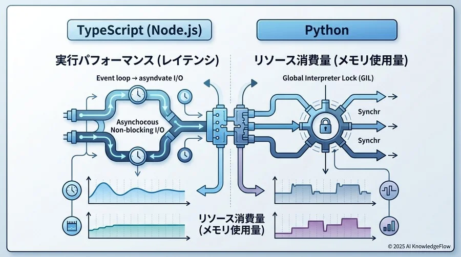 【実測比較】TypeScript vs Python：実行パフォーマンスとリソース消費 - Section Image