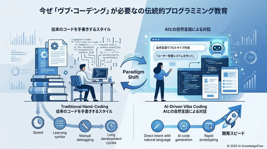 なぜ今、従来のプログラミング教育ではなく「バイブ」が必要なのか - Section Image