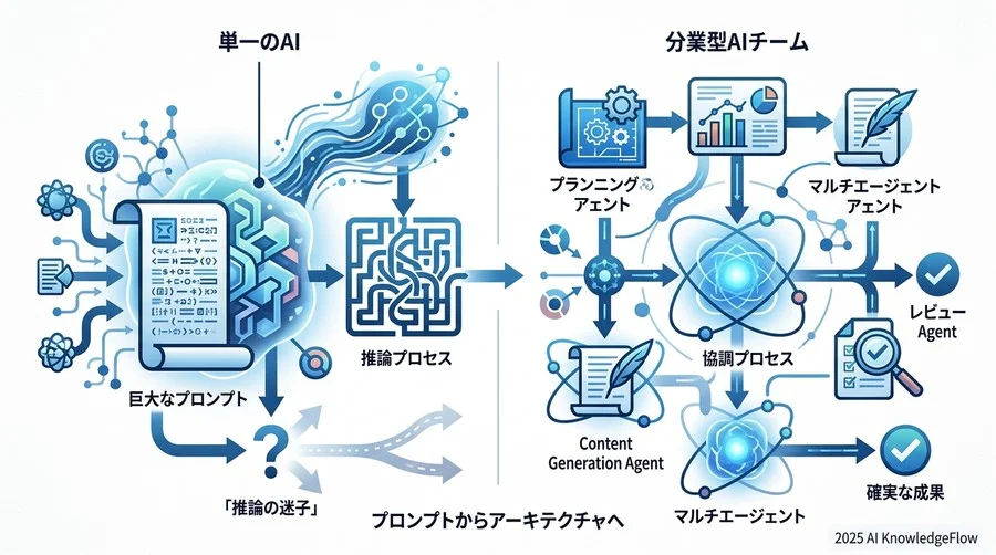 プロンプトからアーキテクチャへ：なぜ「単一のAI」では限界が来るのか - Section Image