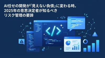 AI任せの開発が「見えない負債」に。バイブコーディング時代の意思決定者が知るべきリスク管理とガバナンス