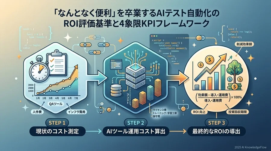 【実践】投資対効果（ROI）を算出するための3ステップ - Section Image