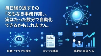 コピペ作業にサヨナラ。非エンジニアのための「社内ツール自動化」実践アプローチ