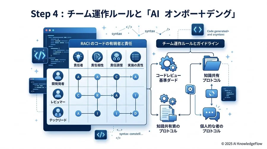 ステップ4：チーム運用のルール化と「AIオンボーディング」 - Section Image 3