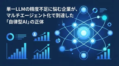 単一LLMの限界を突破する「マルチエージェント」設計ガイド：自律型AIアーキテクチャの比較と導入手順
