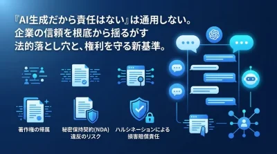 AI文章作成の法的リスクと社内規程：エンジニア視点で紐解くガバナンスの新基準