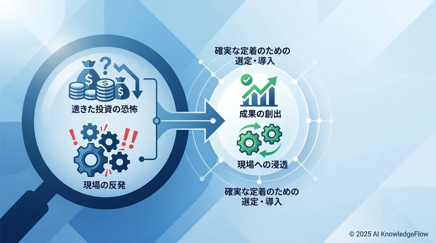3. 失敗しないための解決策選定プロセス：3つの典型シナリオ比較 - Section Image
