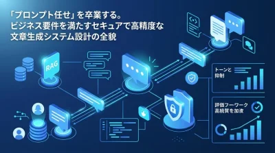 「プロンプト任せ」を卒業する。ビジネス要件を満たすセキュアで高精度なAI文章生成システム設計の全貌