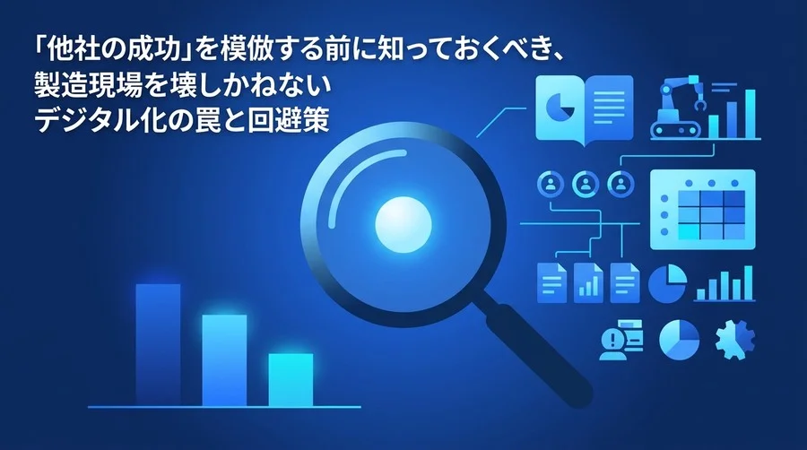 【製造業DX】他社の成功事例に潜む罠と投資判断を左右するリスク分析ガイド