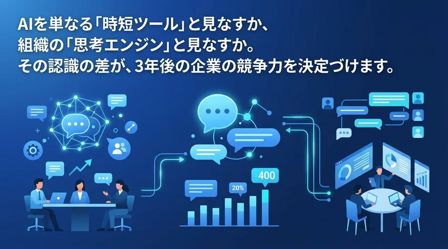 「時短思考」を捨てる。Gemini for Google Workspace活用による組織変革AIの最適解