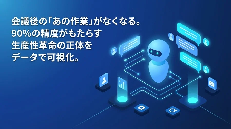 会議後の「あの作業」がなくなる。AI議事録自動化の仕組みとROIを最大化する実践アプローチ