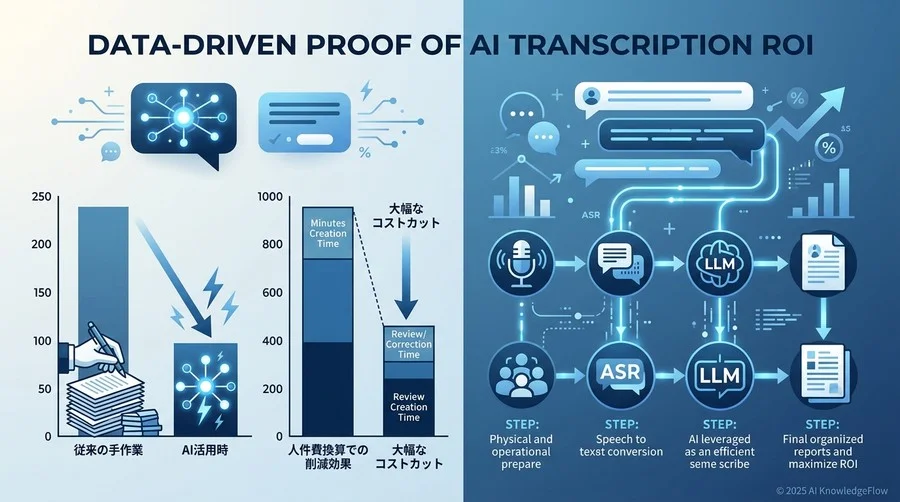 データで証明する「AI議事録」の投資対効果（ROI） - Section Image