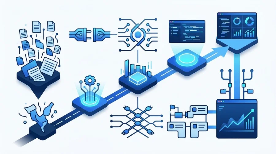 手作業の集計はもう限界？B2BマーケティングのROIを最大化するデータ分析自動化・5段階実装モデル