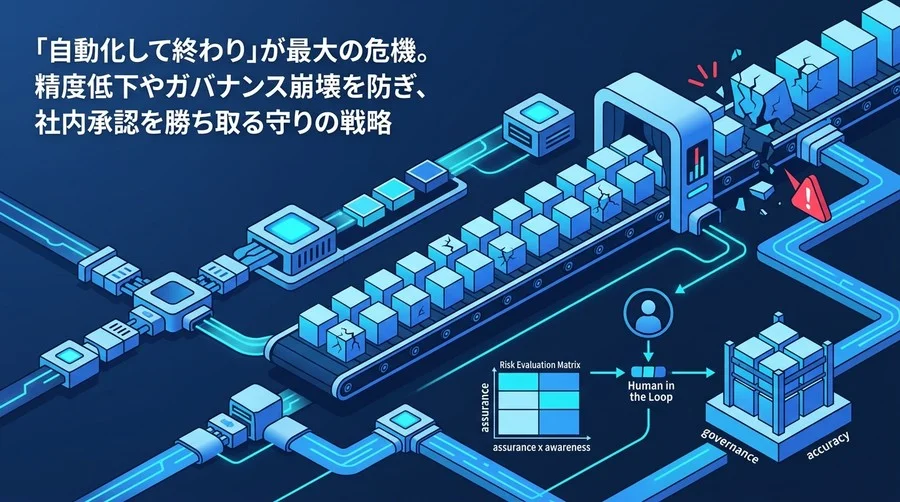 データ分析の自動化に潜む「サイレント・エラー」の恐怖：精度低下とガバナンス崩壊を防ぐリスク管理戦略