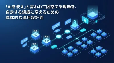 部門別AIユースケースとチーム体制の作り方：現場が自走するAI活用ワークフローとガバナンス実践ガイド