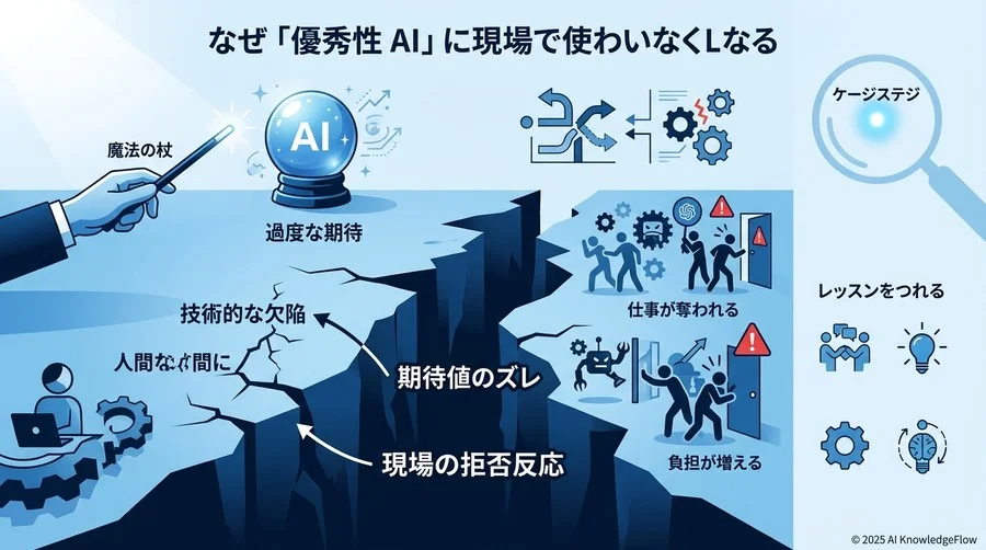 なぜ「優れたAI」が現場で使われずに終わるのか？ - Section Image