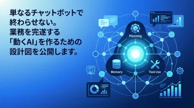 業務を完遂するAIエージェント設計の最適解：自律型AI構築とビジネス活用の成功パターン