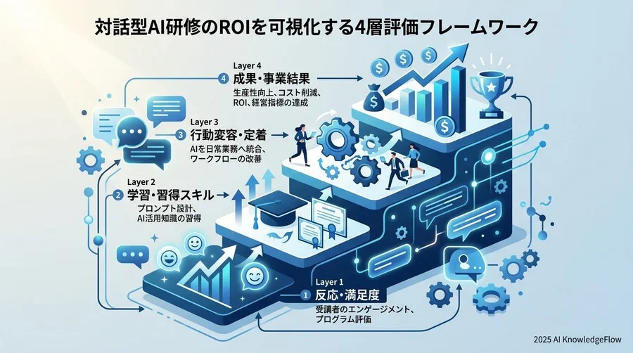 組織に定着させるための「4つの評価レイヤー」フレームワーク - Section Image