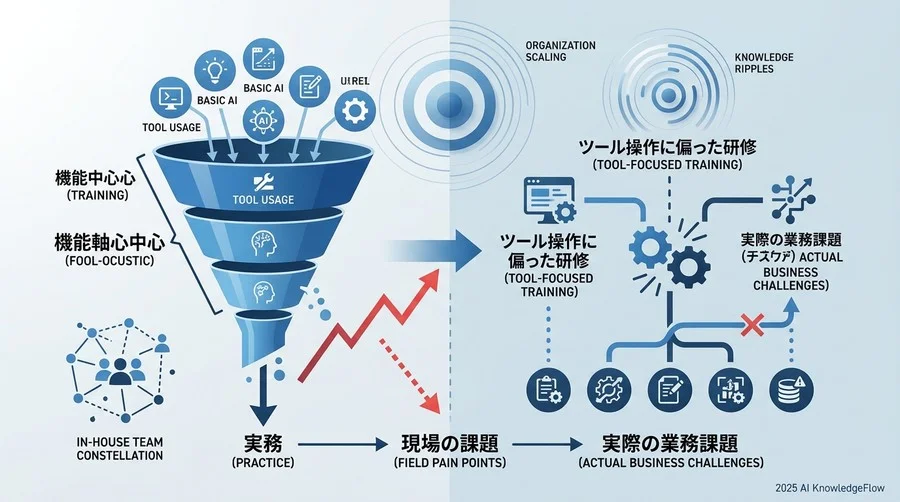 【現状分析】なぜAI・DX研修のカリキュラムは現場で形骸化するのか - Section Image