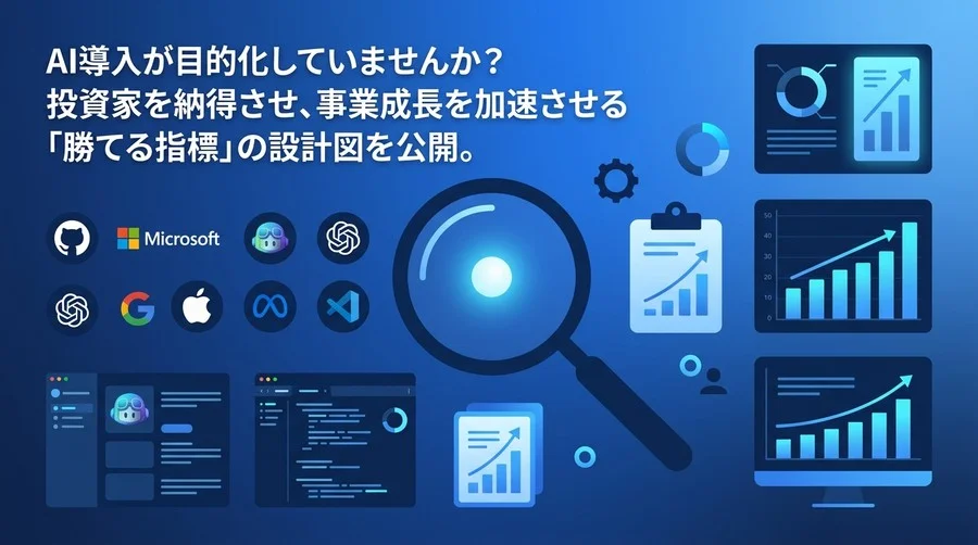 スタートアップのAI戦略実践アプローチ：投資家を納得させるKPI設計と事業成長を加速するROI算出