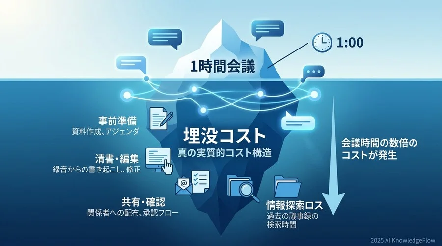 なぜ「議事録作成」は企業にとって最大の『埋没コスト』なのか - Section Image