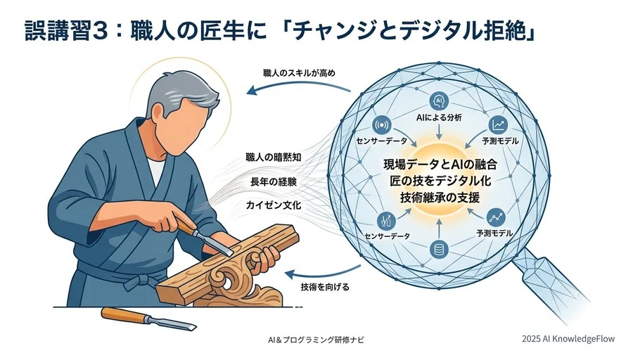 誤解③：現場の職人は「変化を嫌い、デジタルを拒絶する」 - Section Image 3