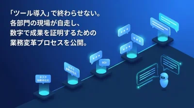 ツール導入で終わらせない。部門別AIユースケースから紐解く業務プロセス再設計とROI最大化のロードマップ
