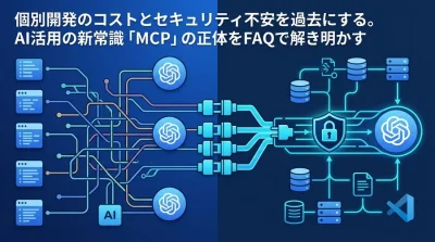個別開発とセキュリティ不安を過去にする。AI活用の新常識「MCP」とは？