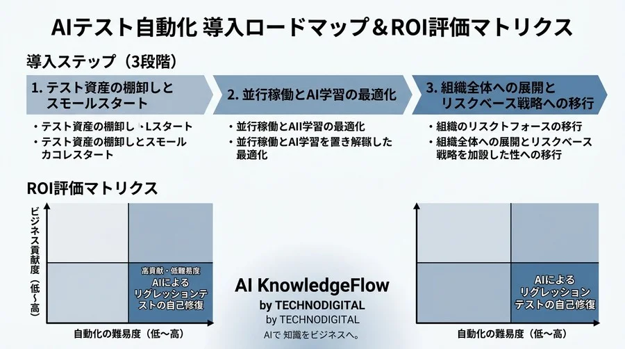 自動化のメンテナンスに疲弊する現場へ。AIテスト自動化による保守地獄からの脱却と新しいQA戦略の構築 - Conclusion Image