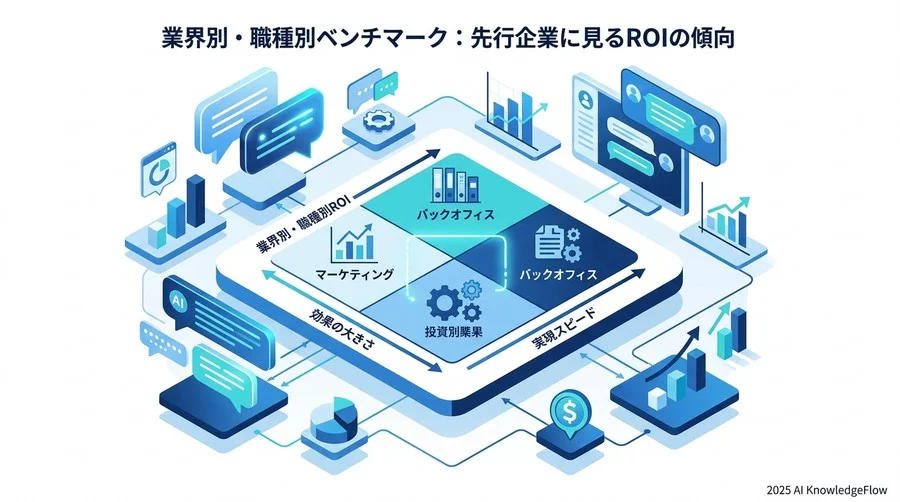 業界別・職種別ベンチマーク：先行企業に見るROIの傾向 - Section Image 3