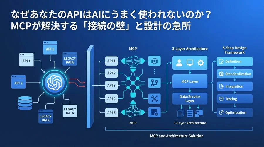なぜAPIはAIにうまく使われないのか？MCP的連携設計とアーキテクチャの急所