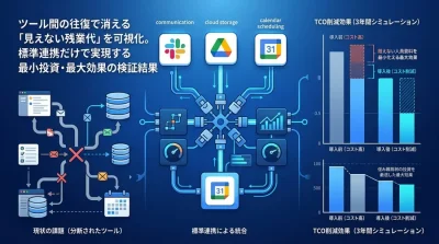 Slack×Google ドライブ・カレンダー連携の費用対効果：コンテキストスイッチの経済損失とTCO分析