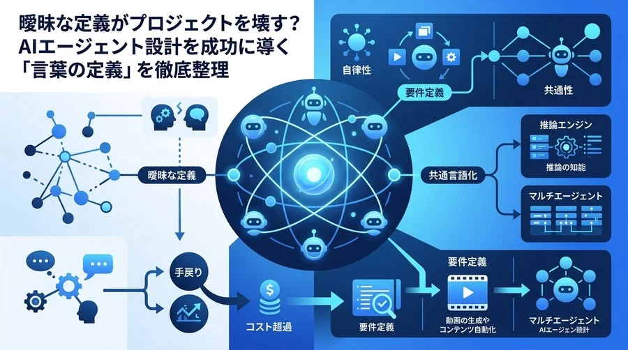 曖昧な定義がプロジェクトを壊す？AIエージェント設計を成功に導く「言葉の定義」を徹底整理