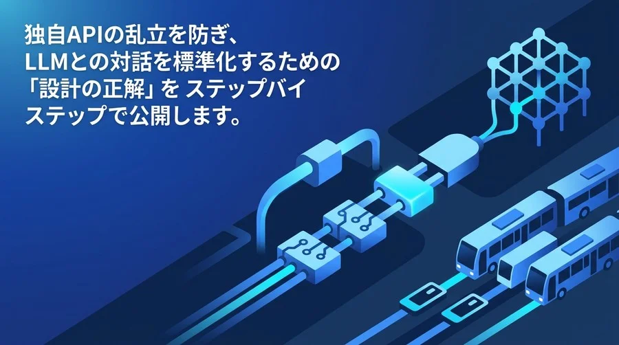 API × MCP連携設計ガイド：LLM統合の負債を防ぐ標準化アプローチ