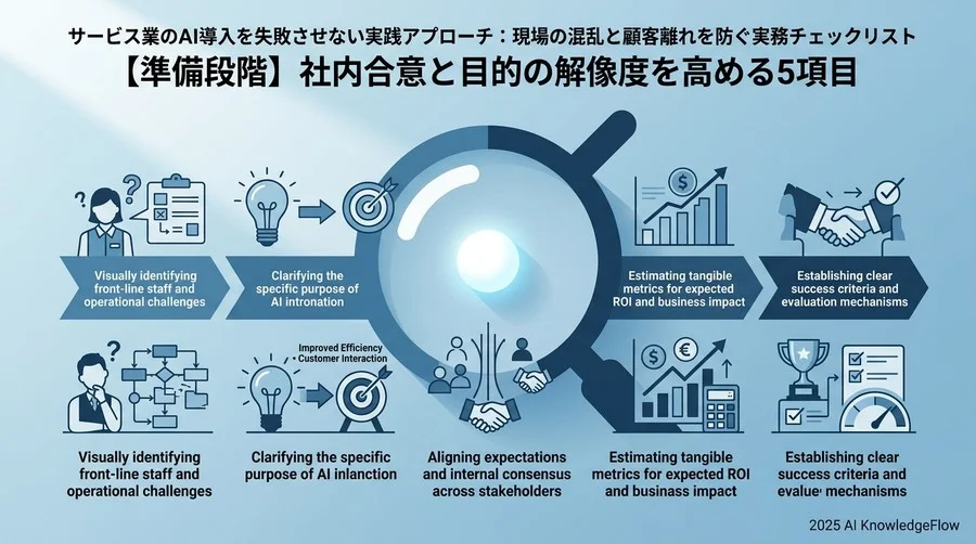 【準備段階】社内合意と目的の解像度を高める5項目 - Section Image