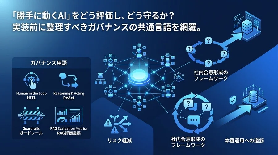 AIエージェントの暴走を防ぐガバナンス・評価指標の完全理解と実践アプローチ