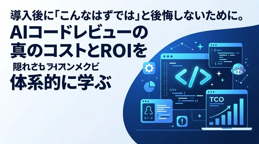 導入後に「こんなはずでは」と後悔しないために。AIコードレビューの隠れコストとROI最大化実践アプローチ