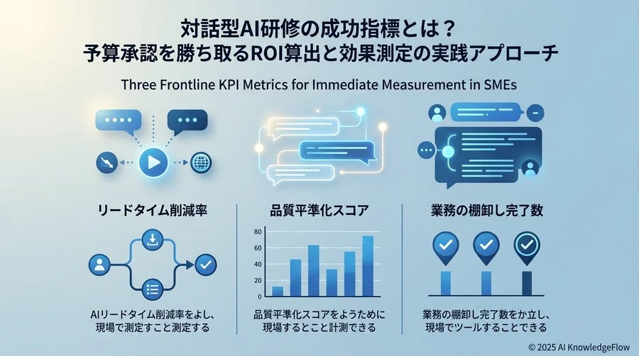 中小企業の現場でも今すぐ測れる「3つの現場直結型KPI」 - Section Image