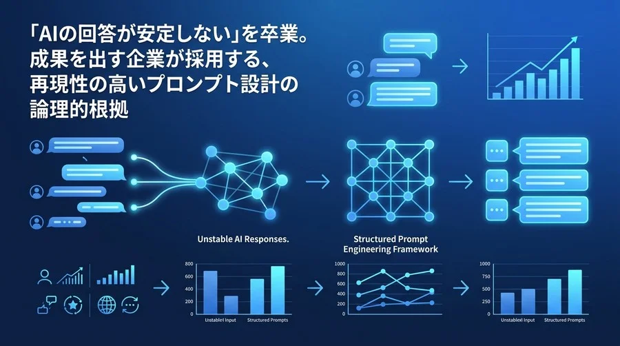 AIの回答を安定させる、再現性の高いプロンプト設計入門