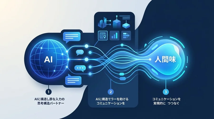 効率化したはずが逆効果？相手の心を動かす「人間味」をAIで最大化する思考法