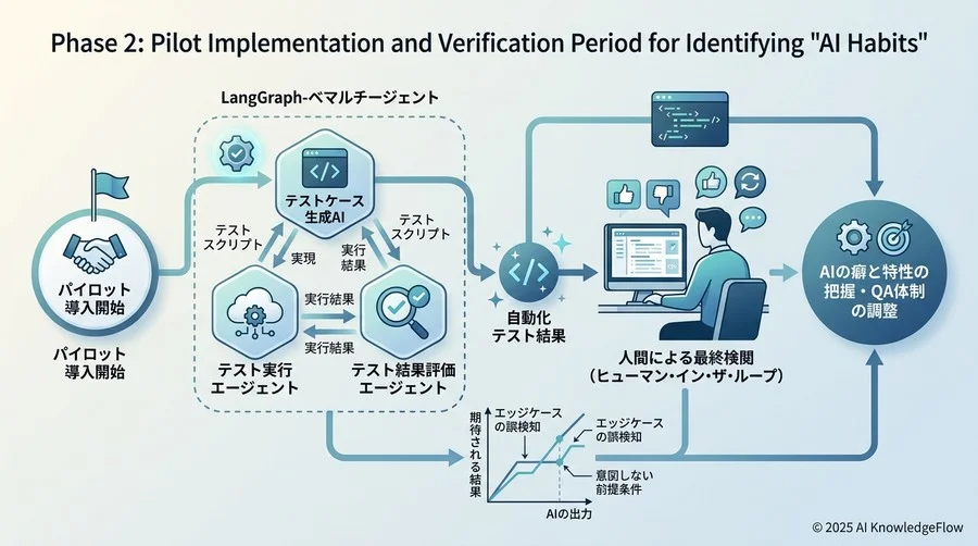 フェーズ2：パイロット導入と「AIの癖」を見極める検証期間 - Section Image