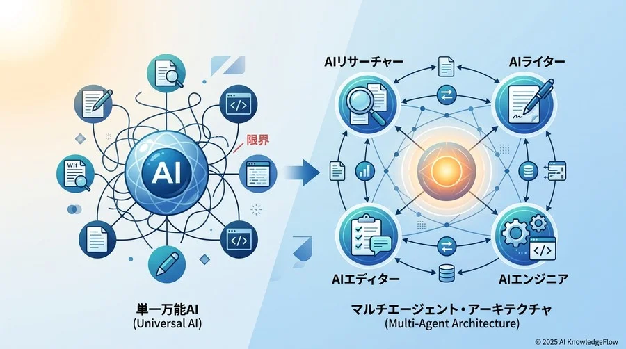 1. [専門性の分離]：1つのAIに1つの役割を与える「職能化」の衝撃 - Section Image