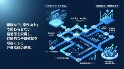 経営層を説得するAIプログラミング研修の評価指標とROI測定フレームワーク